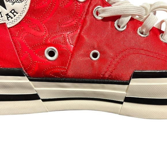 Converse Chuck Taylor All Star 70 Plus High China New Year Red Satin NWT - Picture 12 of 15